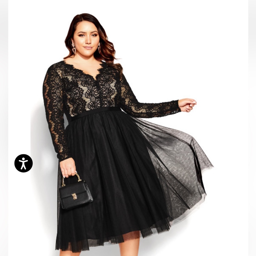 City Chic Rare Beauty Dress NWT